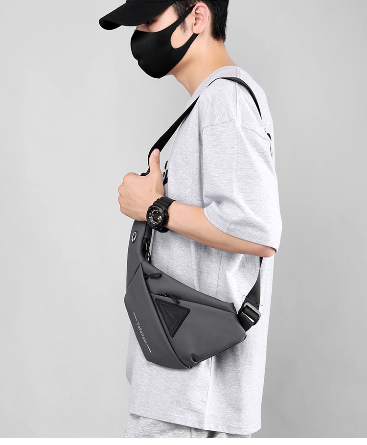 Underarm Circumcision Men's One Shoulder Anti Splashing Oblique Straddle Chest Bag Riding Commuting Backpack_voghion.com