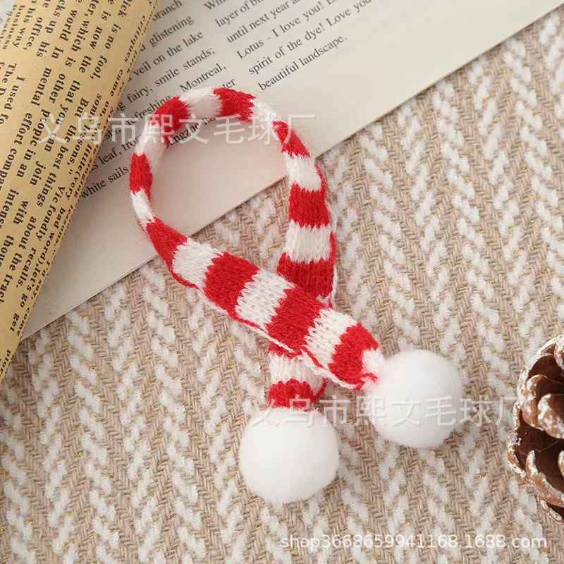Small hat, scarf, doll, decorations