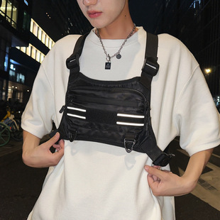 Fashionable Brand Tactical Bag, Functional Vest Bag, Casual Stylish Men's and Women's Bag, Ins Vest Bag, Women's Chest Bag, Work Backpack