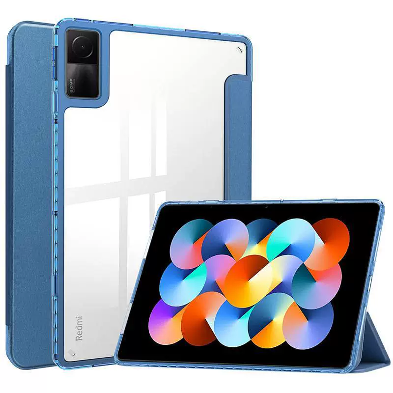 Подходит для Xiaomi Redmi планшета защитный чехол 10.6 прозрачная задняя крышка триплекс акриловая все-в-одном крепление чехол-подставка