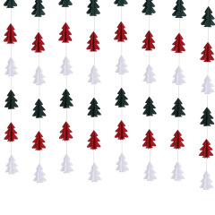 クリスマスツリーラテアートクロスボーダー新しいクリスマス装飾小道具立体ミニデスクトップ装飾品クリスマスシーンハンギング