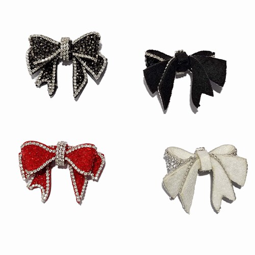 3D DIY Bead Butterfly Knot Lapel Pin, Clothing Earrings Shoes Hats Accessories Decorative Ornaments
