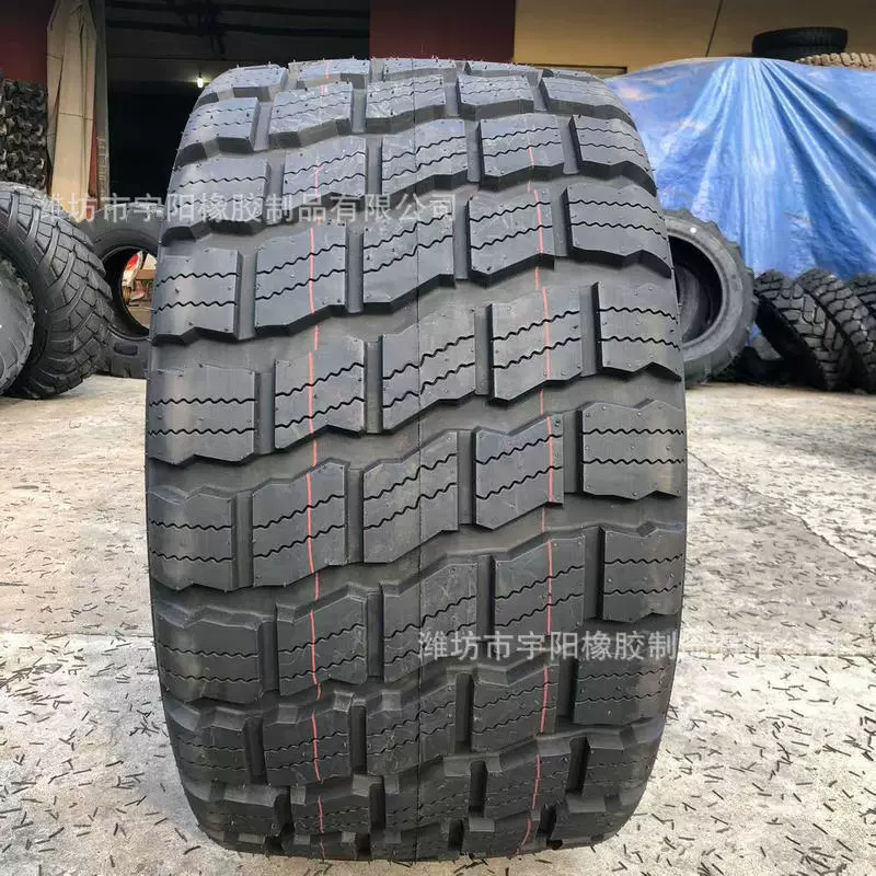 500/50R17 农机具宽 打捆机轮胎 雪地花纹