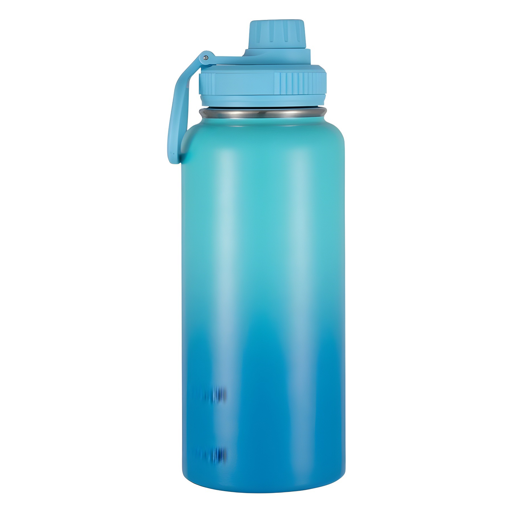 Gran capacidad superventas europeo y americano 304 Acero inoxidable paja espacio olla aislamiento taza deportes hervidor portátil mango taza