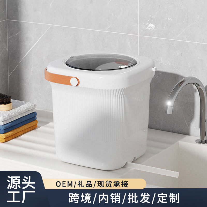 跨境迷你洗衣机宿舍小型洗脱两用便携式家用内衣裤洗衣桶礼品批发|undefined
