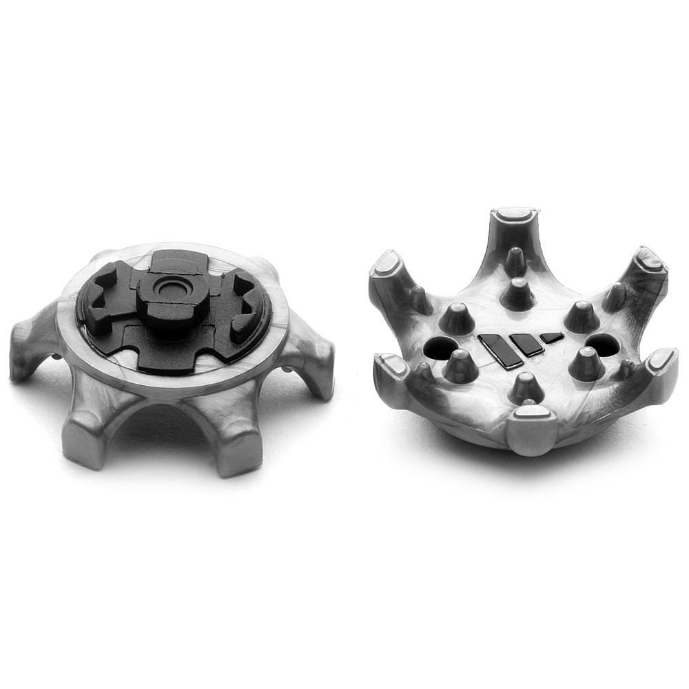 Suministro directo de fábrica de uñas de zapatos de golf de una sola palabra giratoria titular de la tarjeta rectangular Blanco y Negro Plata azul de cuatro colores uñas durable TPU material