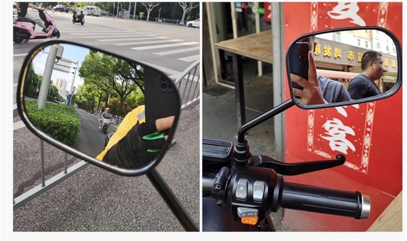 Suitable for the Original Reflector Mirror of the Saige Black Knight Electric Vehicle, the Black Knight Rearview Mirror, Square Universal Type