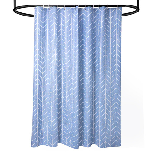 Bathroom shower curtain Thickened waterproof and mildew-proof bathroom shower curtain set partition curtain curtain hanging curtain