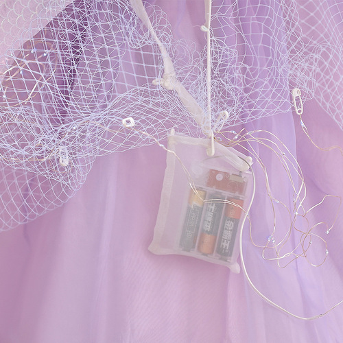 Children's luminous skirt fishtail Lolita luminous light skirt petticoat children's soft girl skirt short skirt