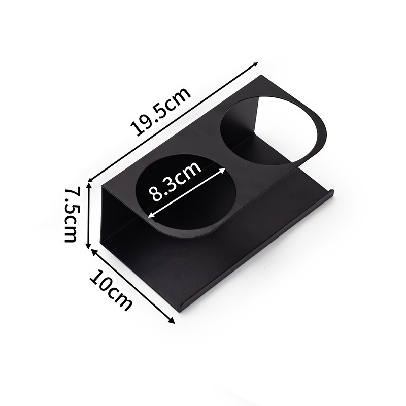 Black - two circles of cup holders