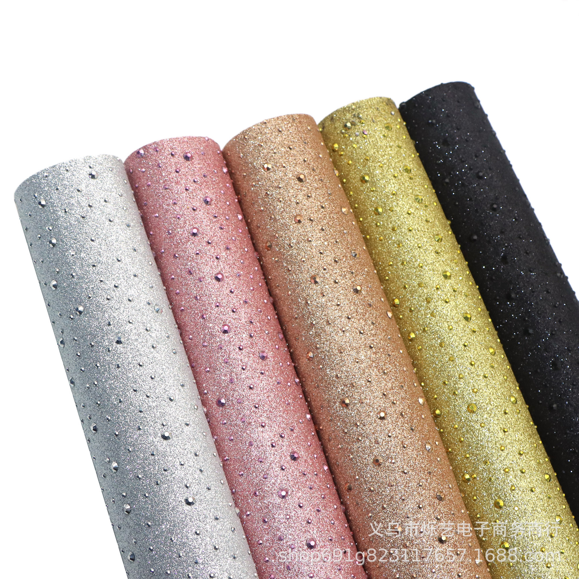 贴钻撒细粉切片皮革DIY蝴蝶结耳环包包材料配件,1Yc56560