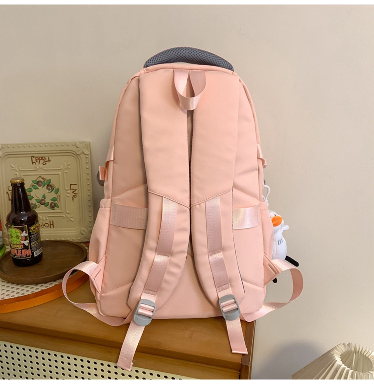 Exquisite schoolbag, large-capacity lightweight backpack for both men and women, backpack for 2024 junior high school, senior high school and college students, for commuting undefined