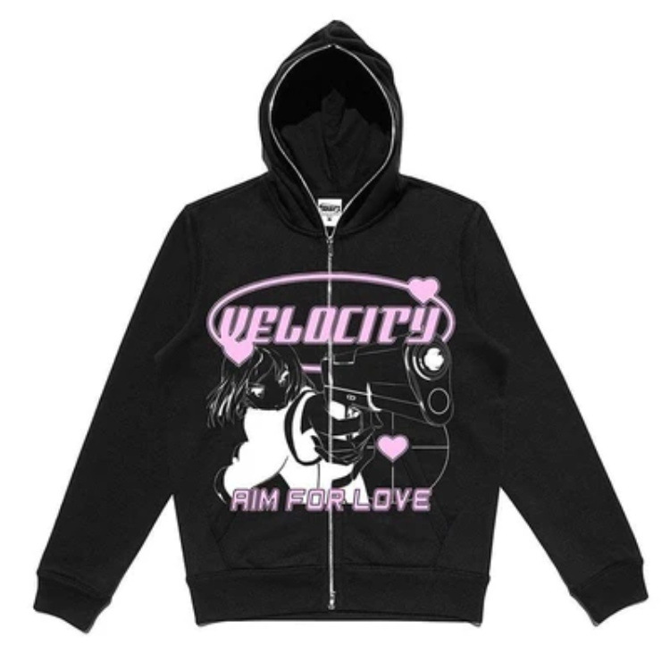 Letter Embroidery Hoodie 2