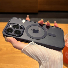 アップル16磁気吸引携帯ケースiPhone13の肌感透明15研磨ケース転倒防止11保護カバー卸売りを適用する