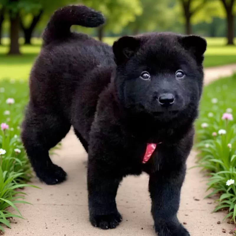 五黑犬幼犬活体广西土猎犬纯种黑狗宠物狗中华田园犬看家护院