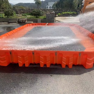 Combined Flood Control Board DZ50 Red L-shaped Plastic Water Retaining Board Sub-dike Municipal Water New Flood Control Material