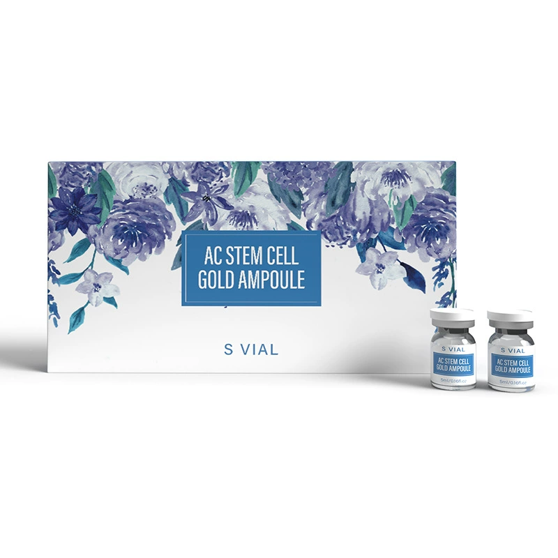 Набор эссенций с микронидлами и золотыми ампулами AC STEM CELLGOLD AMPOULE для увлажнения и питания кожи