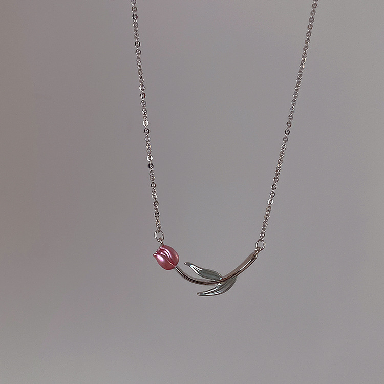 1 Piece Retro Flower Metal Enamel Plating Womenu0027S Necklace