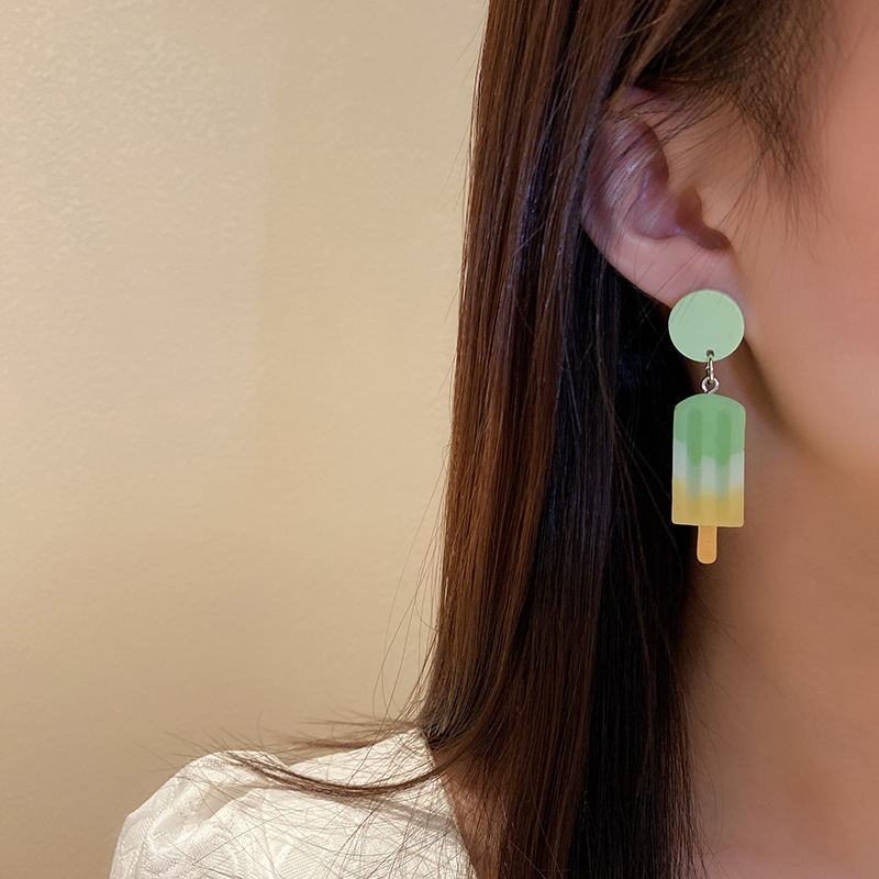 Fashion Acrylic Ice Cream Earrings Wholesale Nihaojewelry display picture 9