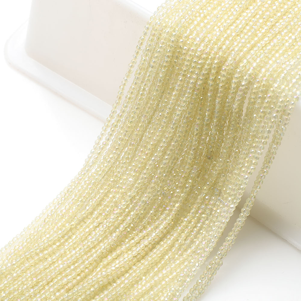 10g Weight Beads Jewelry Making Type 2MM Jewelry Making Size DIY Jewelry Accessories Classification 3 Pieces Per Pack Quantity Glass Material Solid Color Pattern Plating Design Elegant, Simple Style, Streetwear Style 3 Pieces Per Pack 2MM Glass Solid Color DIY Jewelry Accessories Beads 12
