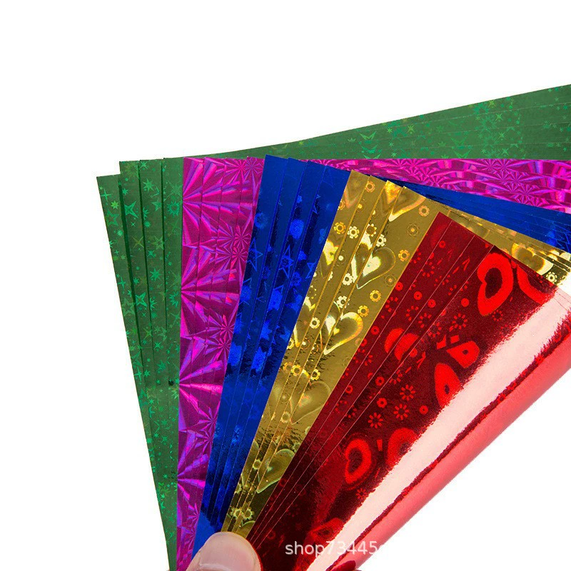 Square flashing origami, handmade, 7/10/15cm