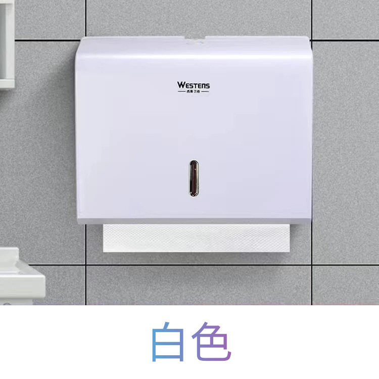 Hoteles sin agujeros para limpiar la caja de papel tipo pared inodoro de plástico caja de extracción de papel limpiador de papel rack caja de papel de mano seca a prueba de agua