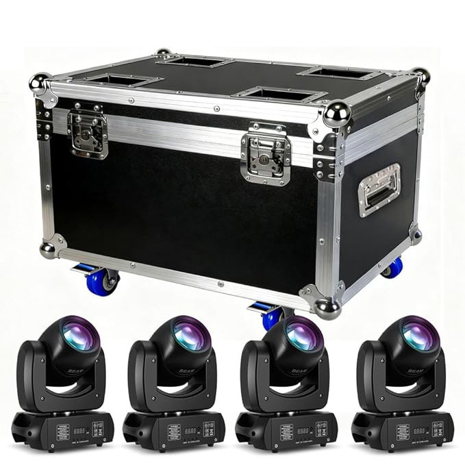 120W Small Powerful Moving Head Beam Light Flight Case Led Pattern Light Ktv Room Strobe Bar Light Stage Light