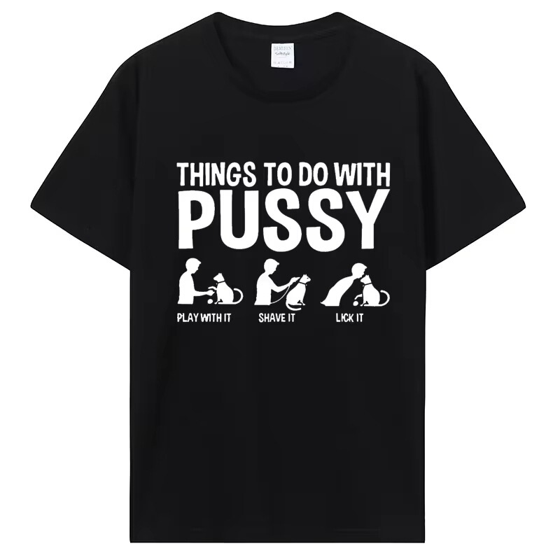Funny Cat-Themed T-Shirts for Both Men and Women! the Cute and Fun Cat Designs Are the Center of Attention, Very..