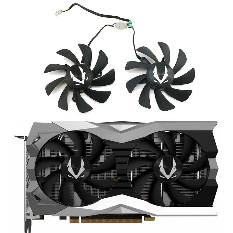 Подходящий радиатор для видеокарты ZOTAC Sotai RTX2060AMP 2070 2070S, охлаждающий вентилятор CF90
