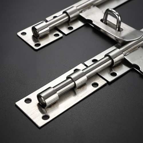 Stainless steel open bolt door buckle door bolt wooden door lock door latch bathroom thickened old-fashioned door pin