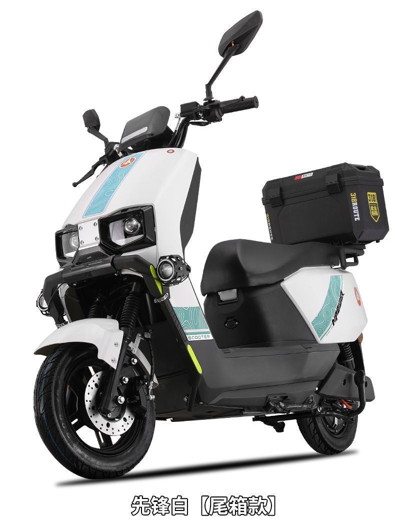 Long-Distance Running King Daniu 96V 3000W Dual Disc Brake Electric Scooter Battery Bike for Men and Women 72V Pedal Electric Motorcycle