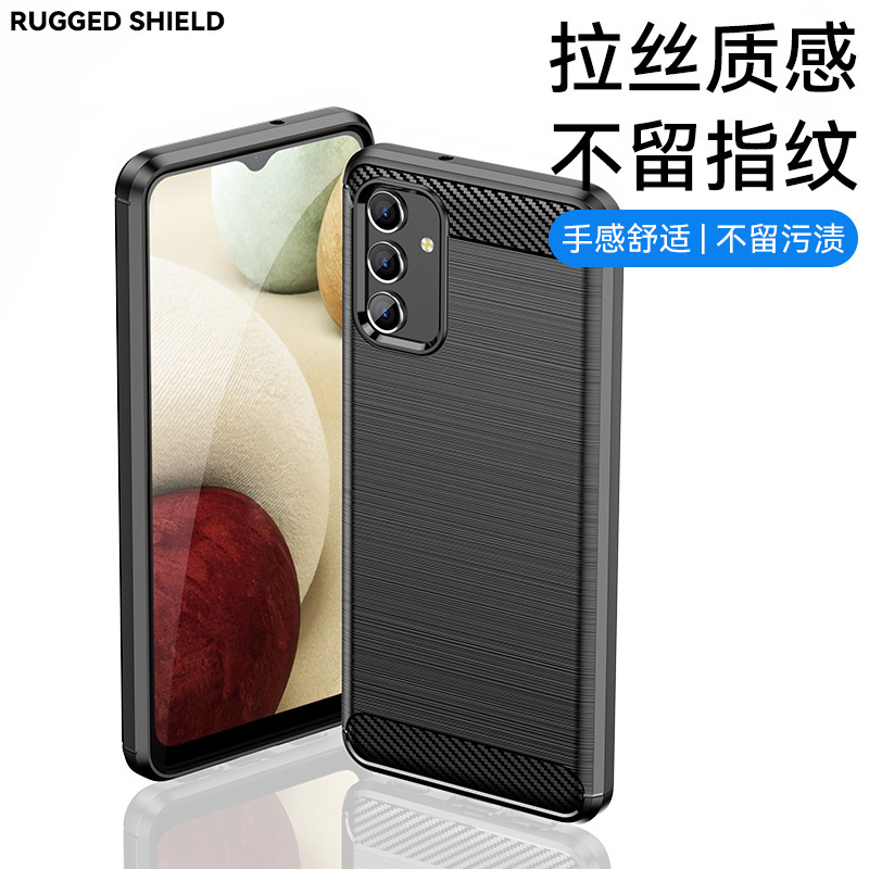 For brushed Samsung A04S mobile phone case M13 5G protective cover A13 4G/5G soft silicone anti-fall all-inclusive