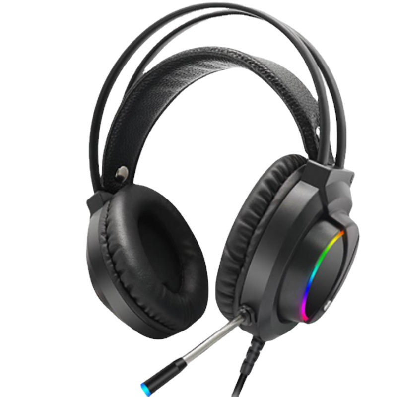 Cross-border new computer wired headset PS4 XBOX ONE game e-sports headset tuner K1