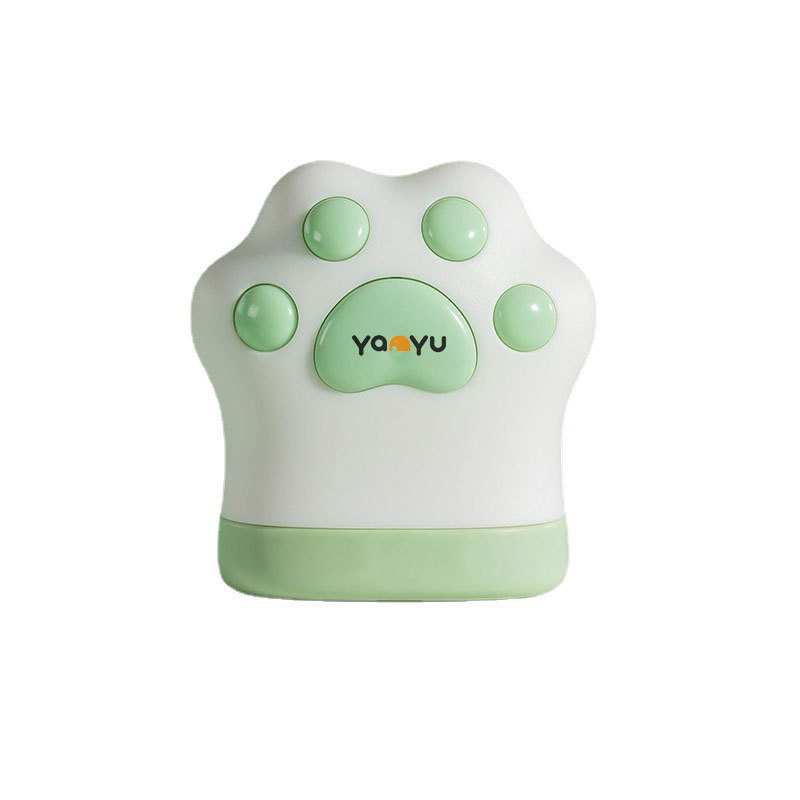 Mini cinta de medición de doble cara única forma de garra de gato creativa portátil Medición de tres-circunferencia de cuero suave nueva cinta