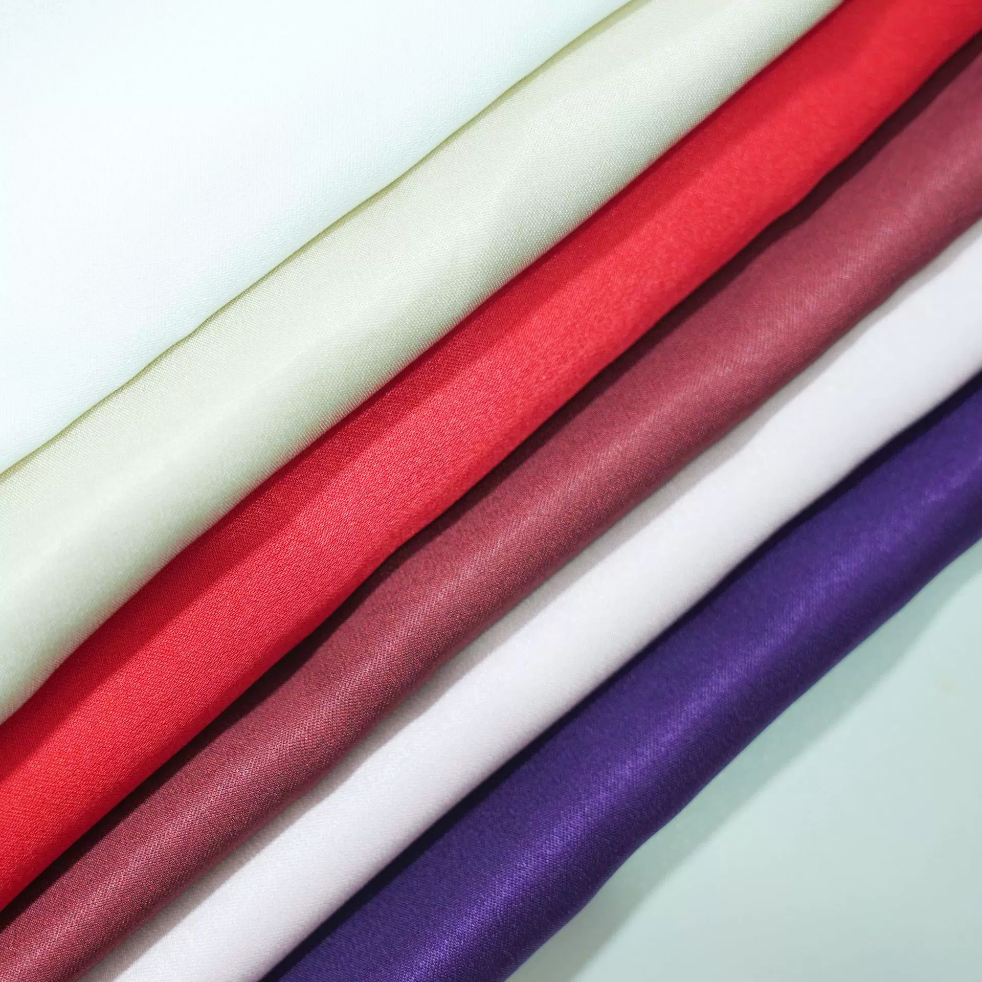 50姆米140门幅真丝桑蚕丝纯色可选花型丝绸面料扎染宽幅