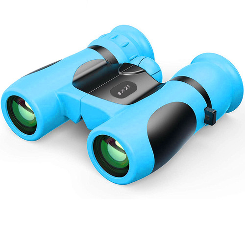Manufacturer wholesale children's telescope binoculars 8×21 color high-definition high-power straight outdoor handheld observation glasses
