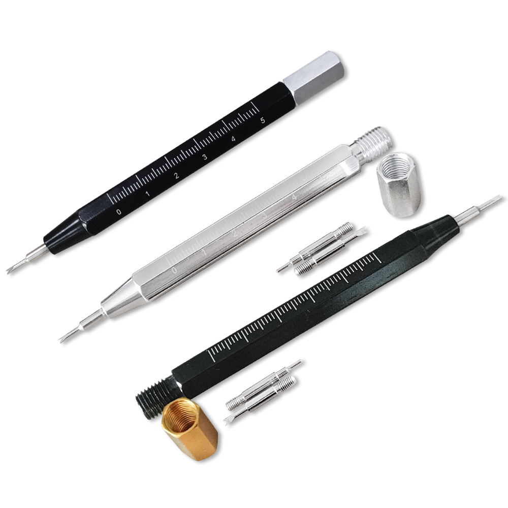 Herramienta de reparación de relojes Herramienta de reloj desmontaje Escala de correa lote de escala de doble cabeza lote de escala de una sola cabeza lote pequeño lote amarillo