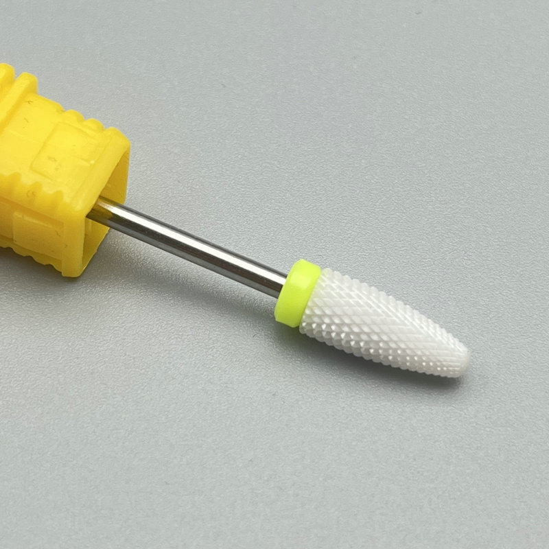 세라믹 옥수수 머리 화이트 도자기 옐로우 서클 XF