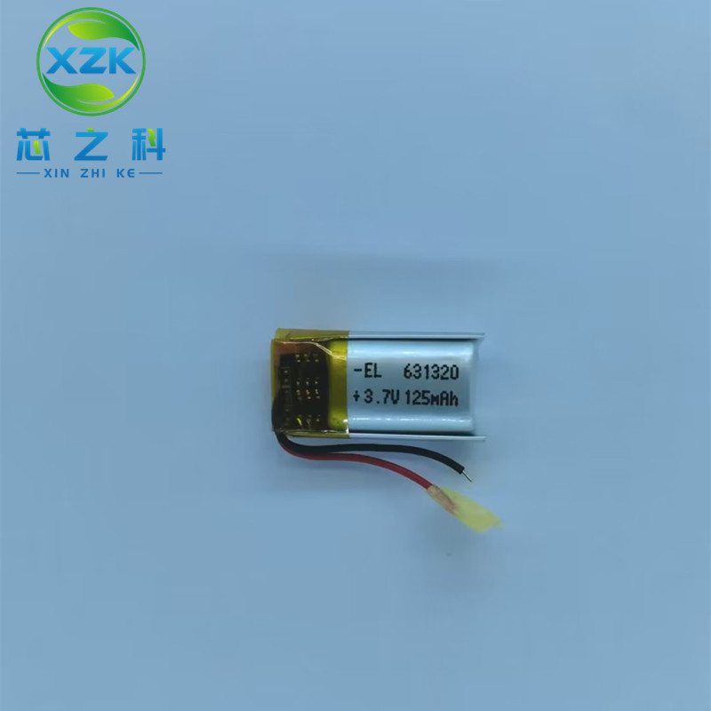 3.7V 蓝牙电池631320-125mAh工厂批发智能穿戴电芯LED灯具