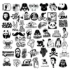 50 pieces of black and white 1-2