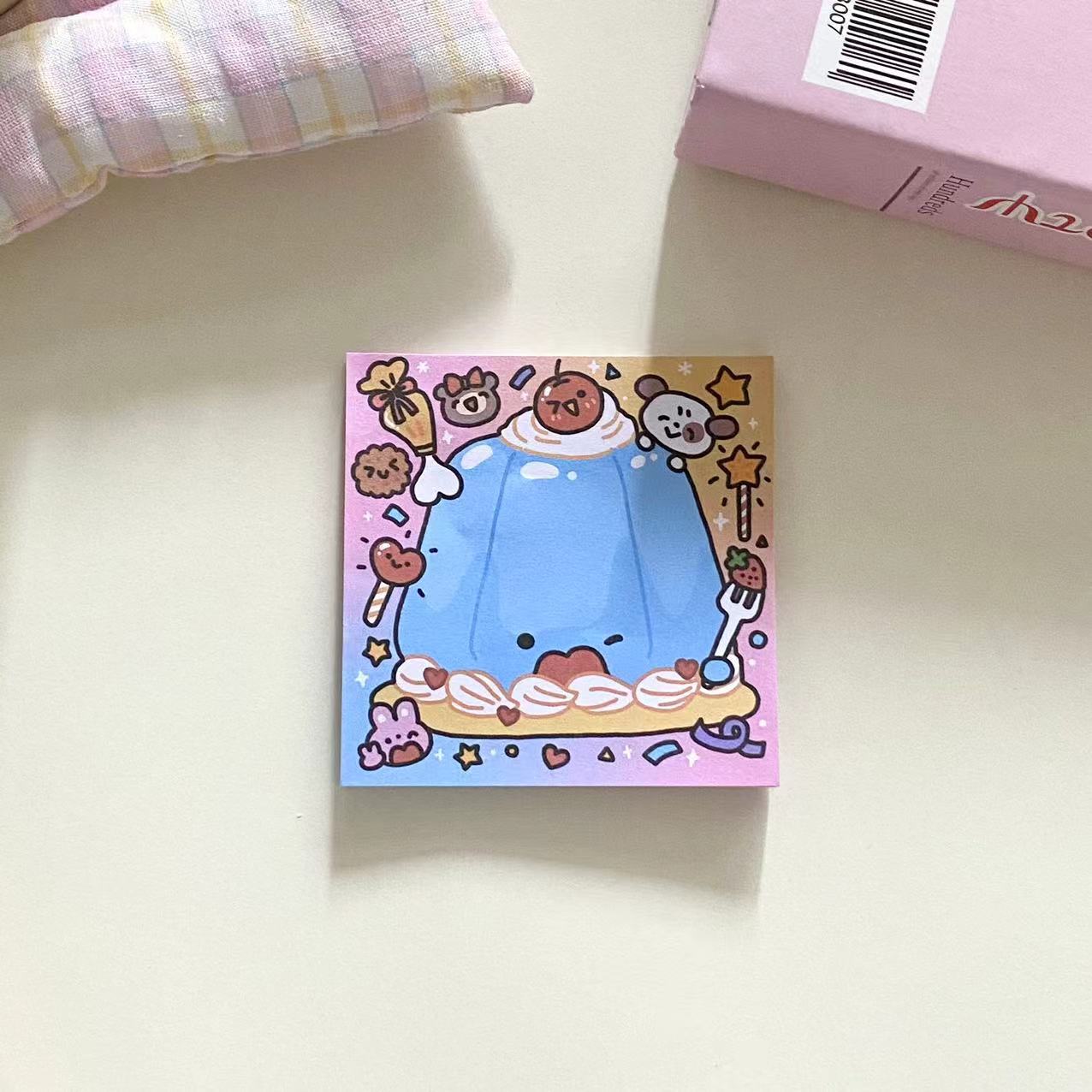 어린애 같은 스티커 메모 - 디저트