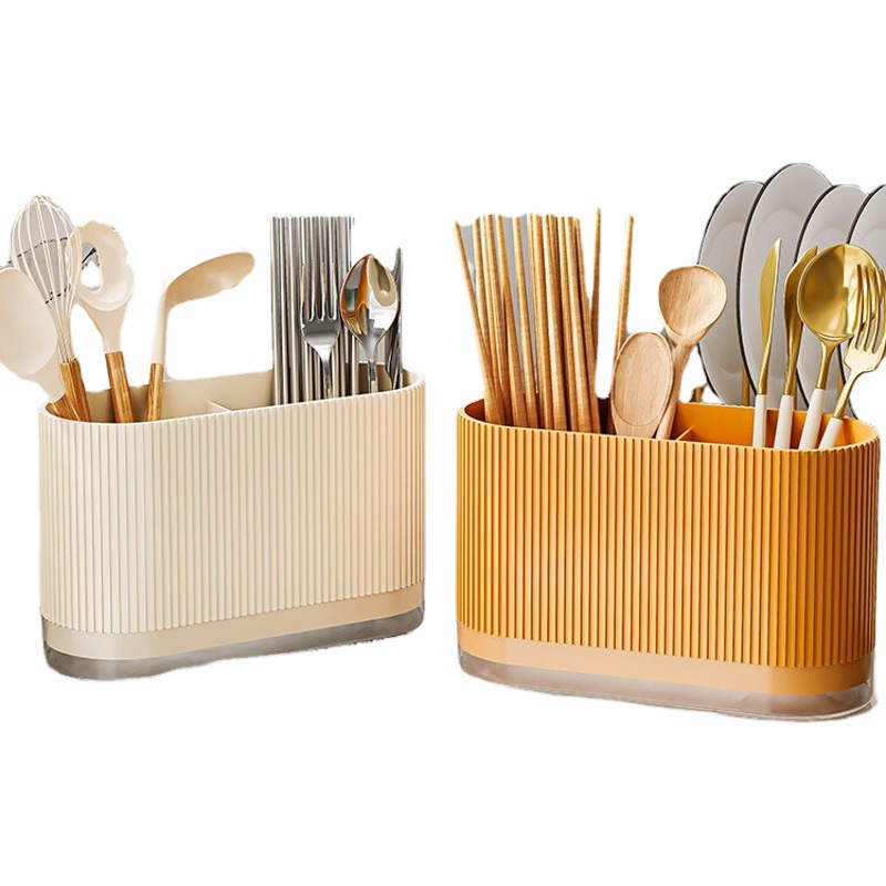Palillos de cocina estante de almacenamiento palillos montados en la pared del hogar cesta cuchara vajilla caja de almacenamiento palillos de drenaje multifuncional cesta