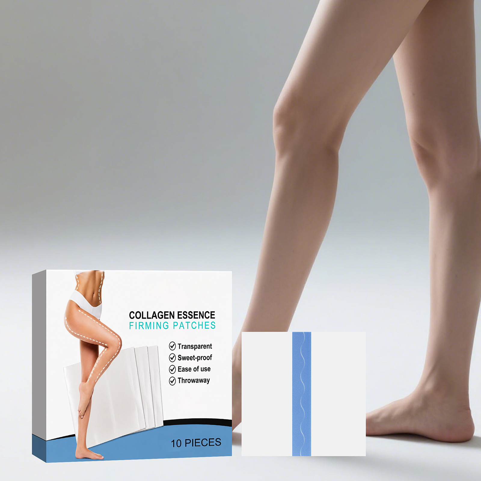 Leg Care Patches Are Gentle, Skin-Friendly, Breathable, Lightweight, Invisible, Comfortable, and Designed to Adhere to the Skin of the Legs