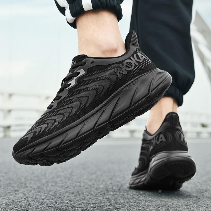 2025 nueva tendencia de moda transfronteriza al aire libre amortiguación ejercicio matutino sprint correr zapatos de moda zapatos ligeros y transpirables para caminar
