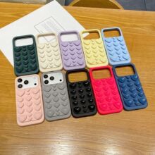 强力磁吸桃心硅胶吸盘+仿原2.0手机壳套装适用iPhone17Promax/16