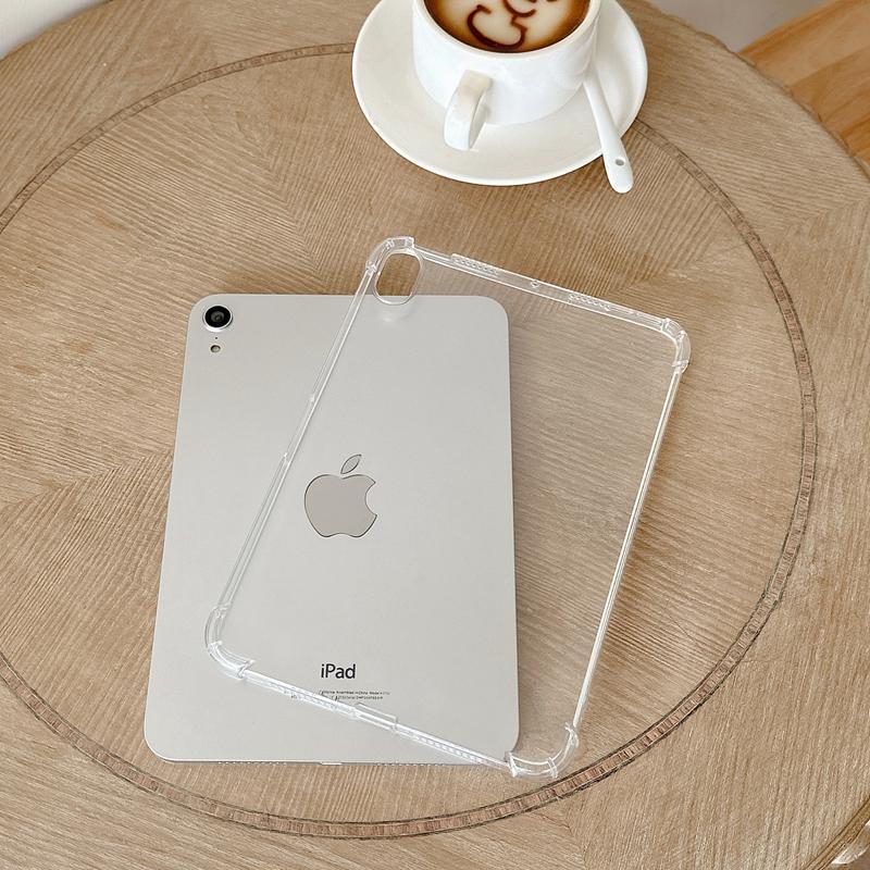 Aplicable para iPad cubierta transparente iPad Pro11 silicona anti-caída air5 airbag iPad10 caso MINI6