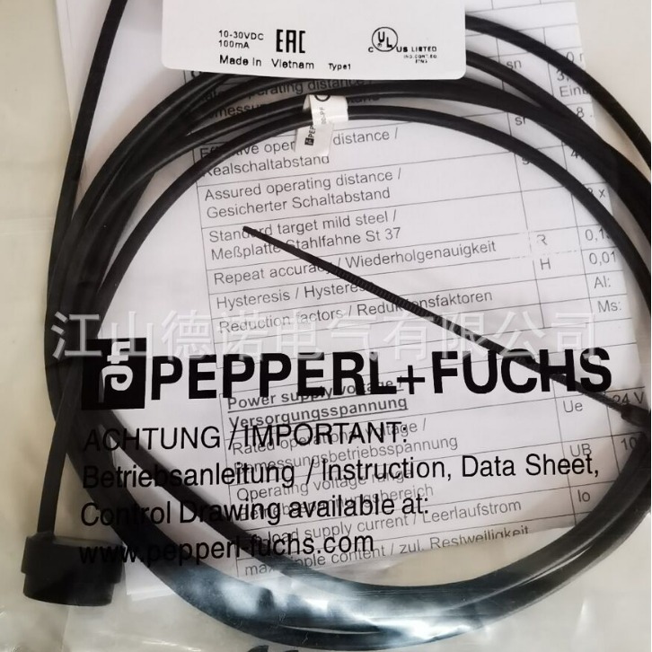 全新销售P+F接近开关3RG4075-OGJ00-PF实物拍摄质保一年