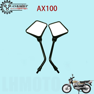 Motorcycle Rearview Mirror Suzuki Motorcycle Reversing Mirror 10mm Straight Thread Reflector Mirror (Motorcycle frame)