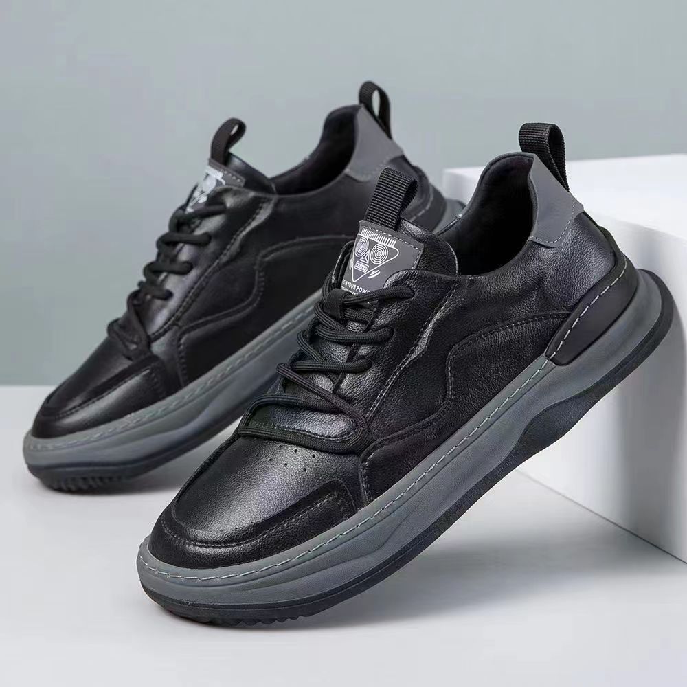 Otoño estilo caliente zapatos de hombre estación europea zapatos blancos hombres plataforma todo fósforo transpirable tendencia de moda zapatos de deporte zapatos de payaso al por mayor