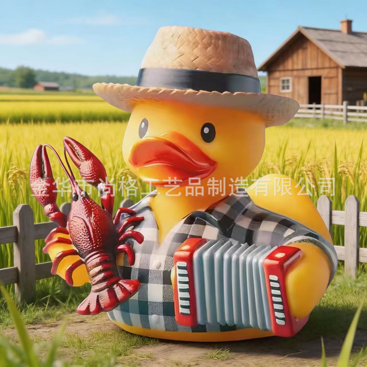 Amazon's Popular Resin Ornaments Jimmy Buffett Commemorative Duck Tropical Pays Tribute Duck Creative Home Furnishings